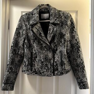 Classiques Entier Moto Jacket with leather trim